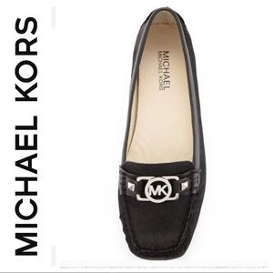 MICHAEL Michael Kors Logo Charm Saffiano Loafers